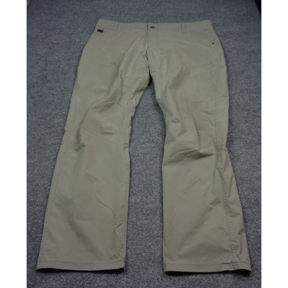 KUHL Silencr Pants Mens Beige 40 X 32 Hiking Outdoor Trail Nylon‎ Ripstop